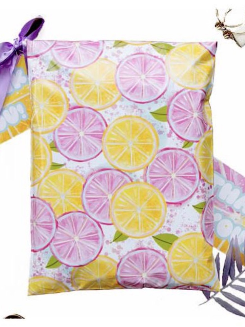 NEW PRINT!🍋20 Summer Citrus Poly Mailer